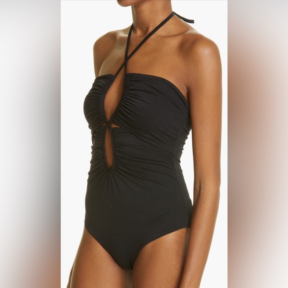 Johanna Ortiz All Night Cutout Halter Bodysuit, Small, $395 - Picture 3 of 10